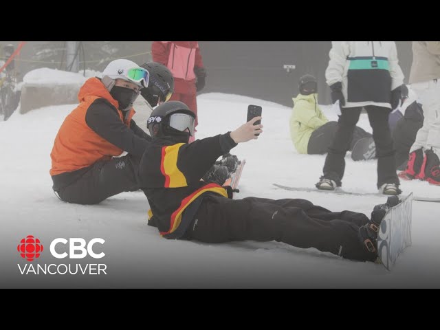 ⁣Skiers and snowboarders make their way to Cypress Mountain as ski season starts