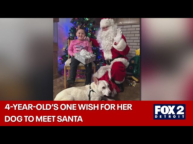 ⁣Santa, Romulus Fire Department grant special holiday wish