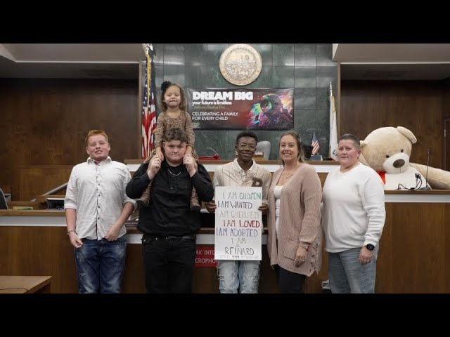 ⁣Around 32 foster youth found homes this 22nd annual adoption day