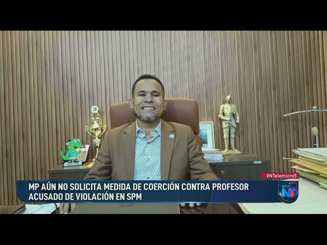 ⁣MP aún no solicita medida de coerción contra profesor acusado de violación en SPM