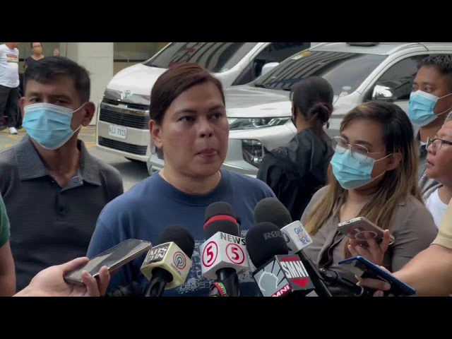 ⁣VP Sara Duterte, nagbigay ng update sa kondisyon ni Atty. Lopez | GMA Integrated News