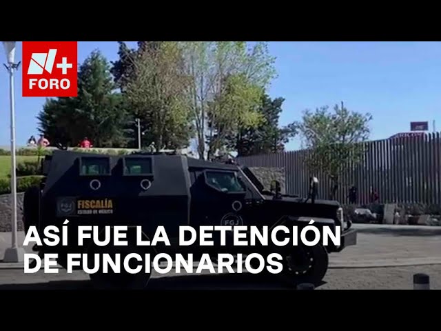 ⁣Operativo Enjambre: Detención de funcionarios ligados a criminales en Edomex - Las Noticias