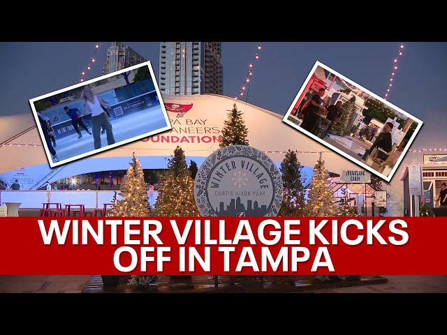 ⁣Winter Village opens in Tampa