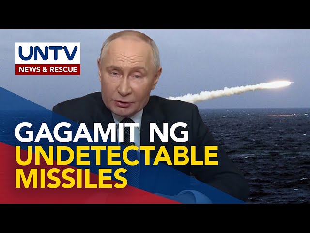 ⁣Russia, nagbantang gagamit ng missiles na ‘undetectable’ at ‘di kayang i-intercept vs Ukraine