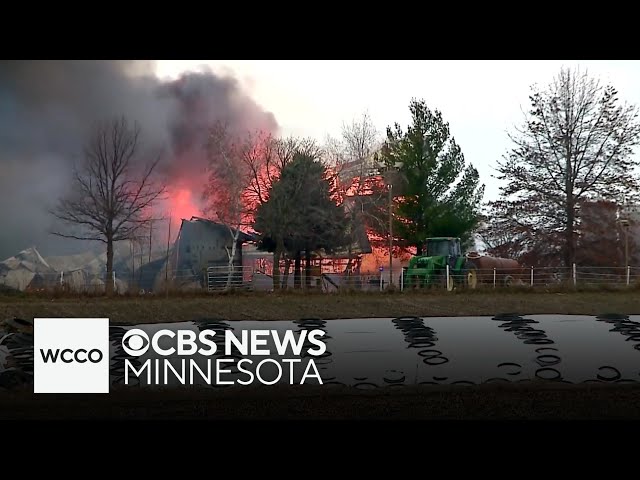 ⁣Fire chief recounts battling blaze at Minnesota Equestrian Center in Winona