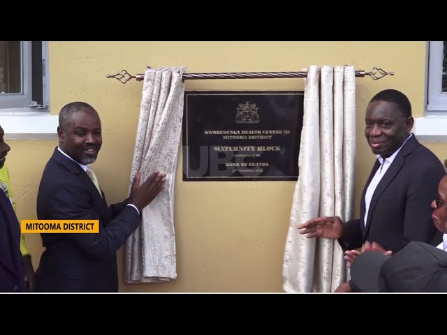 ⁣Rwoburunga Health Centre III gets maternity block - Mothers asked to take advantage of the service