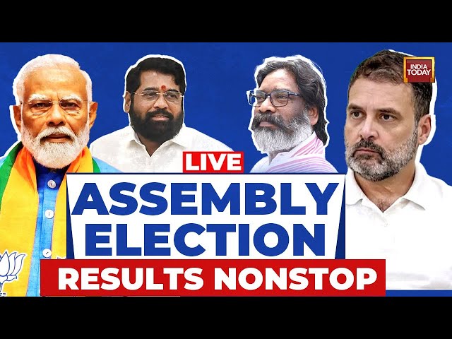 ⁣LIVE Debate On Maharashtra, Jharkhand Election Results | Big Setback For 'INDIA' Bloc In M