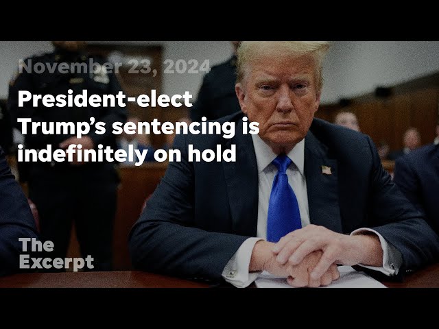 ⁣Sentencing President-elect Trump’s hush money case indefinitely postponed | The Excerpt