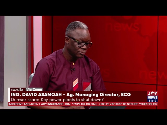 ⁣Dumsor: Majority of our debts is as a result of forex shortfalls.- Ing. David Asamoah, ECG #Newsfile