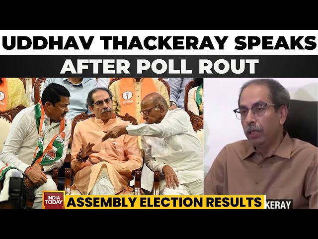 ⁣Uddhav Thackeray Stunned By Election Setback In Maharashtra Polls | Press Conference | India Today