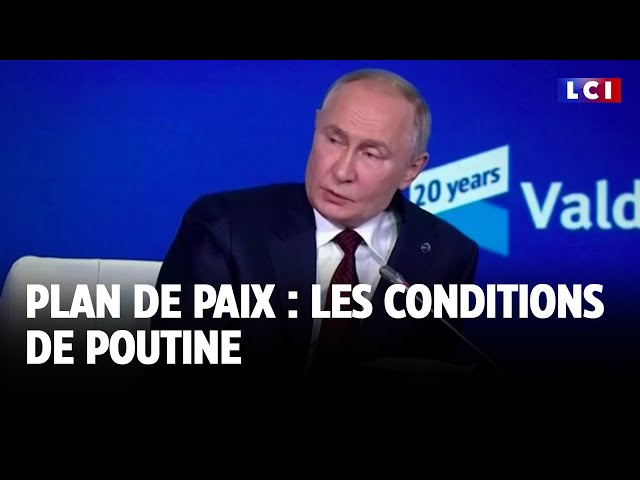 ⁣Plan de paix : les conditions de Poutine｜LCI