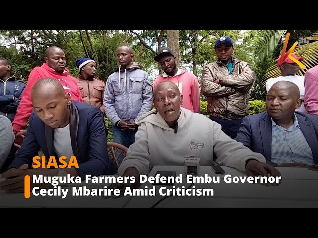 ⁣Muguka Farmers Defend Embu Governor Cecily Mbarire Amid Criticism