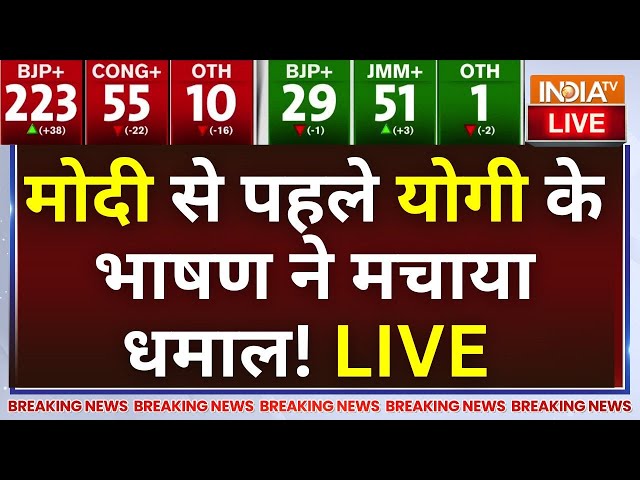 ⁣CM Yogi Victory Speech UP By Election Results LIVE: मोदी से पहले योगी के भाषण ने मचाया धमाल!