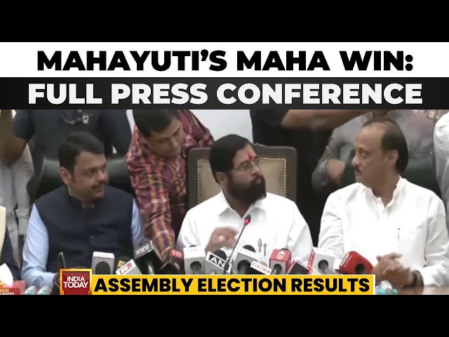 ⁣Mahayuti Achieves Historic Victory In Maharashtra Elections | Full Press Conference | India Today