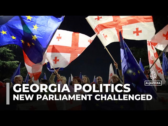 ⁣Georgia's new parliament is challenged: The legality of election has been appealed