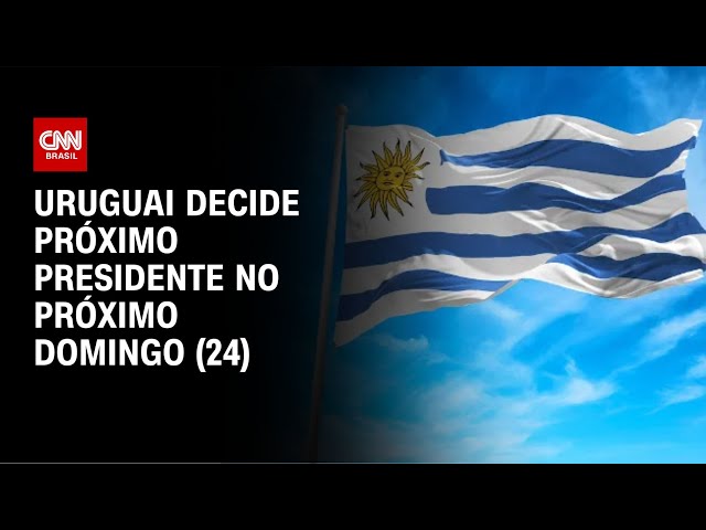 ⁣Uruguai decide próximo presidente no próximo domingo (24) | AGORA CNN