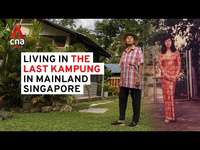 ⁣Living in the last kampung in mainland Singapore