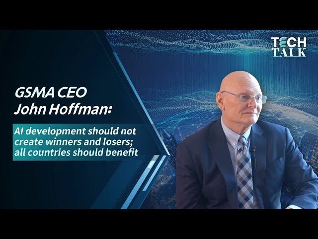 ⁣GSMA CEO John Hoffman: AI development should not create winners and losers