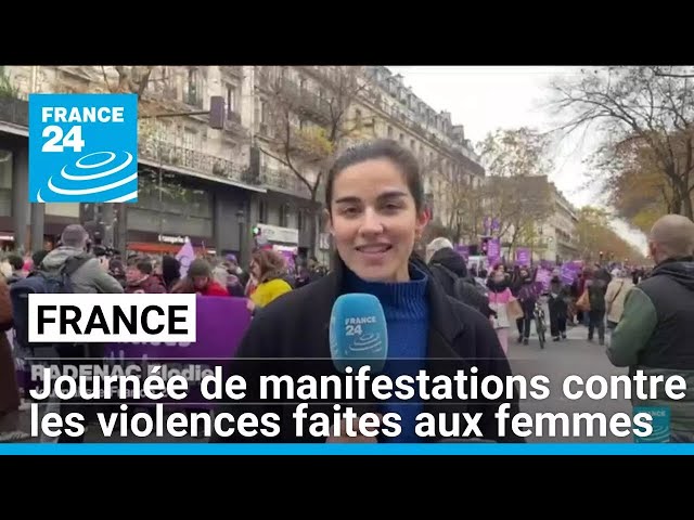 ⁣France : manifestations contre les violences faites aux femmes • FRANCE 24