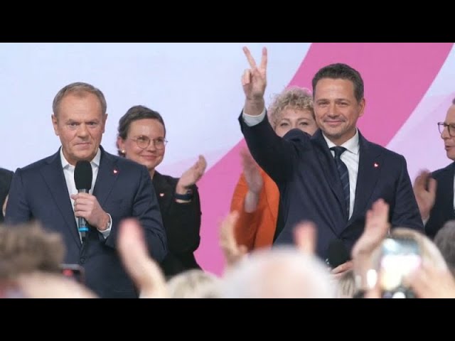 ⁣Le maire de Varsovie, Rafał Trzaskowski, candidat des centristes à l'élection présidentielle