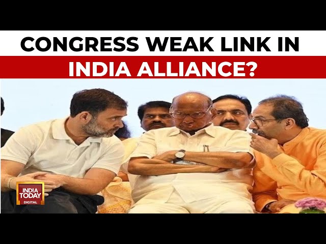 ⁣Maharashtra Elections LIVE: After Maharashtra Loss, Is Congress The Weak Link In The INDIA Alliance?