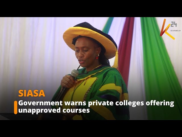 ⁣Government warns private colleges offering unapproved courses