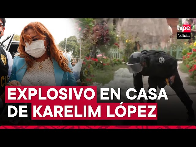 ⁣Karelim López: dejan artefacto explosivo en la puerta de su vivienda en Breña