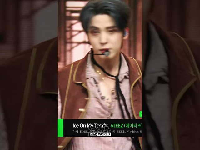 ⁣Ice On My Teeth - ATEEZ #IceOnMyTeeth #ATEEZ #エイティーズ #에이티즈 #Shorts #MusicBank | KBS WORLD TV