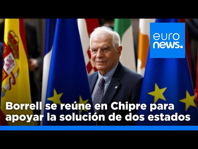 ⁣Borrell se reúne en Chipre con la ONG que busca la solución de dos estados entre Israel y P…