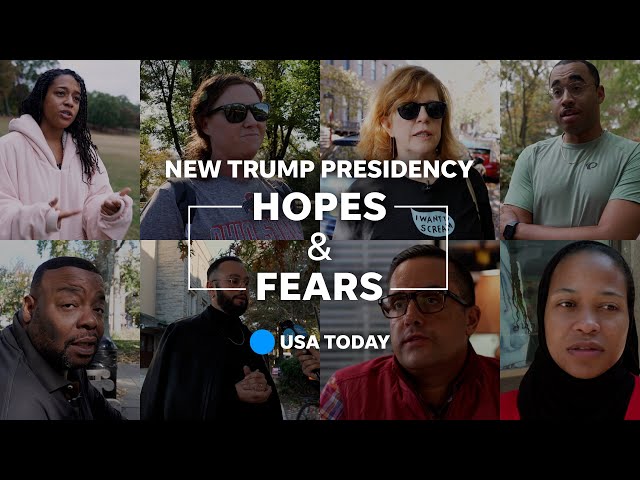 ⁣Americans share hopes and fears for second Trump presidency | USA TODAY