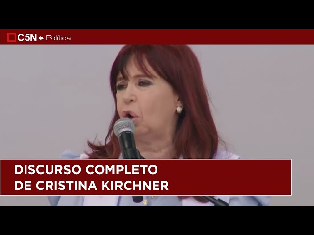 ⁣EL DISCURSO DE CRISTINA KIRCHNER EN ROSARIO: "MILEI, DESREGULÁ LOS MEDICAMENTOS"