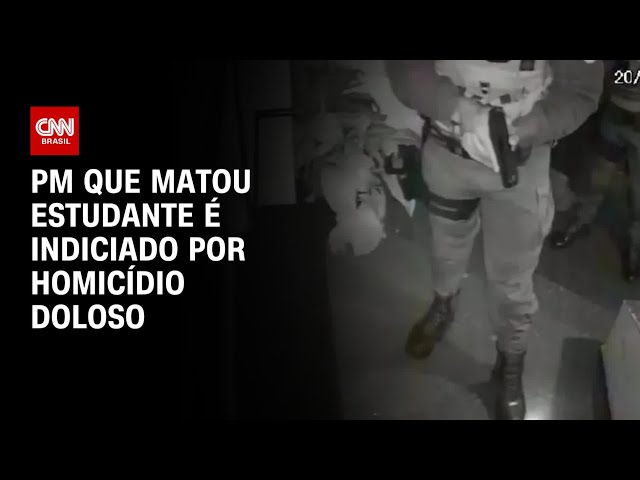 ⁣PM que matou estudante é indiciado por homicídio doloso | AGORA CNN