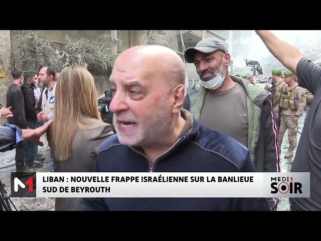 ⁣Liban : Nouvelle frappe israélienne sur la banlieue sud de Beyrouth