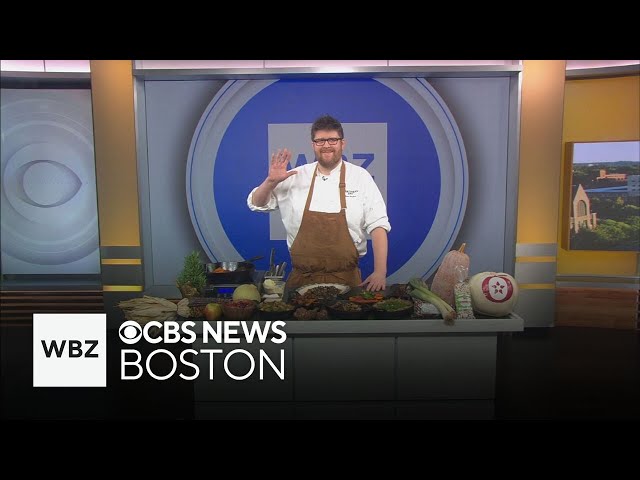 ⁣Cooking with pumpkins for Thanksgiving with Chef Marc Sheehan from the Northern Spy in Canton