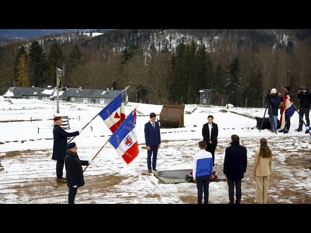 ⁣Macron marks 80th anniversary of the liberation of Strasbourg during WWII