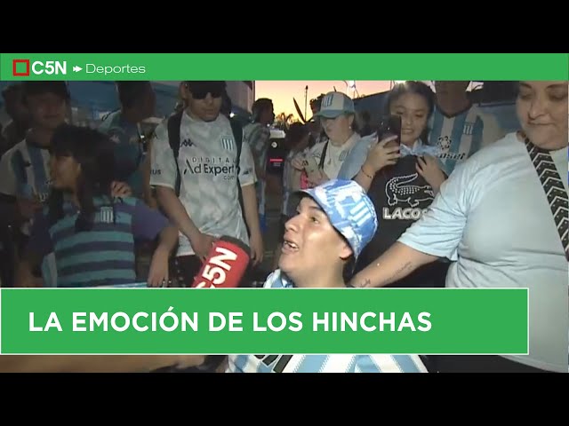 ⁣RACING CAMPEÓN: la EMOCIÓN de los HINCHAS en AVELLANEDA