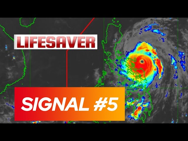 ⁣SIGNAL #5: Sobrang lakas ng hangin! LIFESAVER Nov. 24, 2024