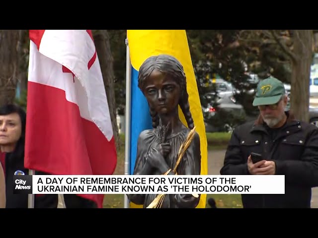 ⁣Local Ukrainian community gathers to commemorate Holodomor genocide