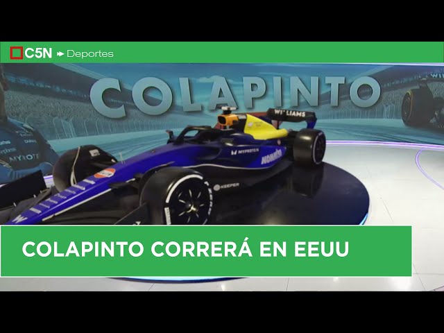 ⁣FRANCO COLAPINTO correrá el Gran Premio de LAS VEGAS de FÓRMULA 1