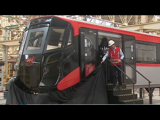 ⁣Así serán los nuevos trenes de la Línea 7 del Metro de Santiago