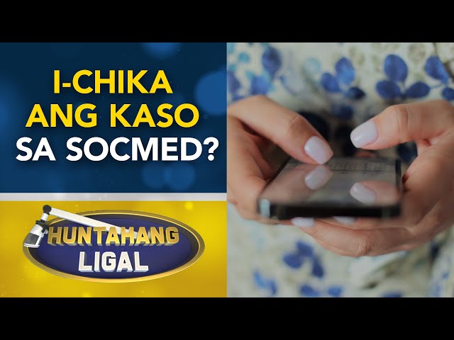 ⁣Pwede bang pag-usapan ang isang kaso sa social media?