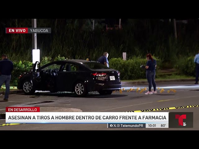 ⁣Asesinan a tiros a un hombre frente a farmacia en Yabucoa