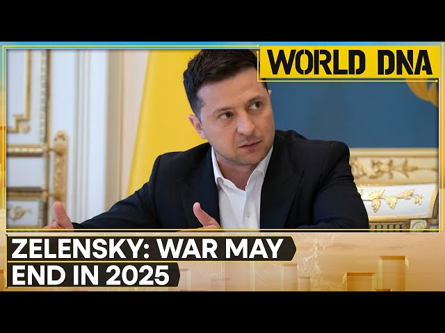 ⁣Zelenksyy Hopes Ukraine War Will End In 2025 Through Diplomacy Not Fighting | World DNA