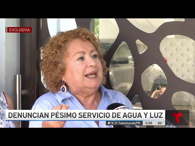 ⁣Comunidad de Santurce vive un calvario: sin agua ni luz constantemente