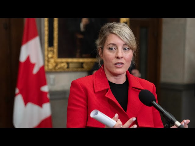 ⁣"Completely unacceptable": Joly condemns anti-NATO protests in Montreal