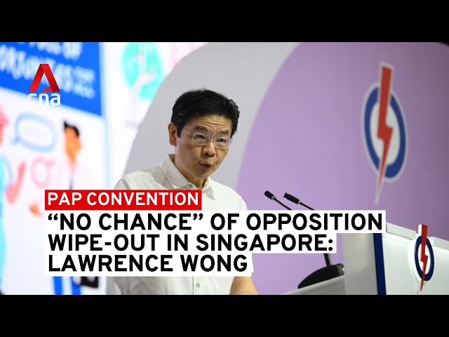 ⁣No chance of "Opposition wipe-out": Incoming PAP secretary-general Lawrence Wong