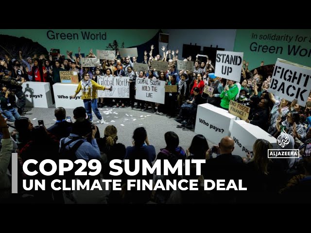 ⁣Developing nations say $300bn COP29 deal not enough after agreement