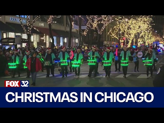 ⁣Magnificent Mile Lights Festival Parade draws large crowds downtown