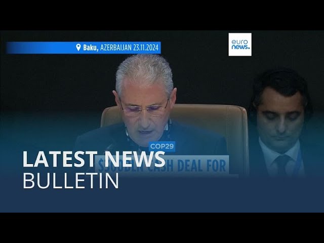 ⁣Latest news bulletin | November 24th – Morning