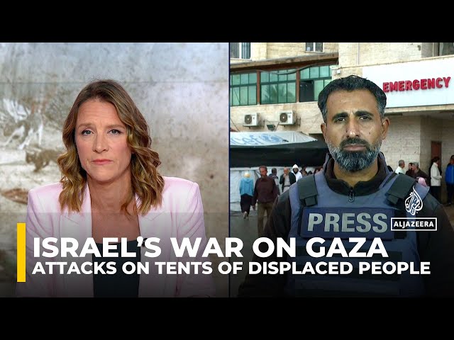 ⁣Sad morning in Gaza following more attacks on tents of displaced people: AJE correspondent